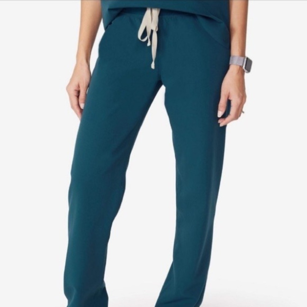 Figs Livingston Basic Scrub Pants Caribbean Blue XS